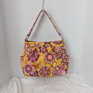 VERA BRADLEY Magnetic Close Shoulder Bag Bali Gold